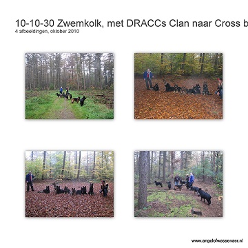Tweede dag Zwemkolk, wandeling met of DRACC's Clan